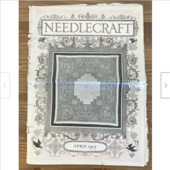 Antique Needlecraft Homemaker Newspaper 1917 Early Advertising Fashion History - Picture 10 of 10